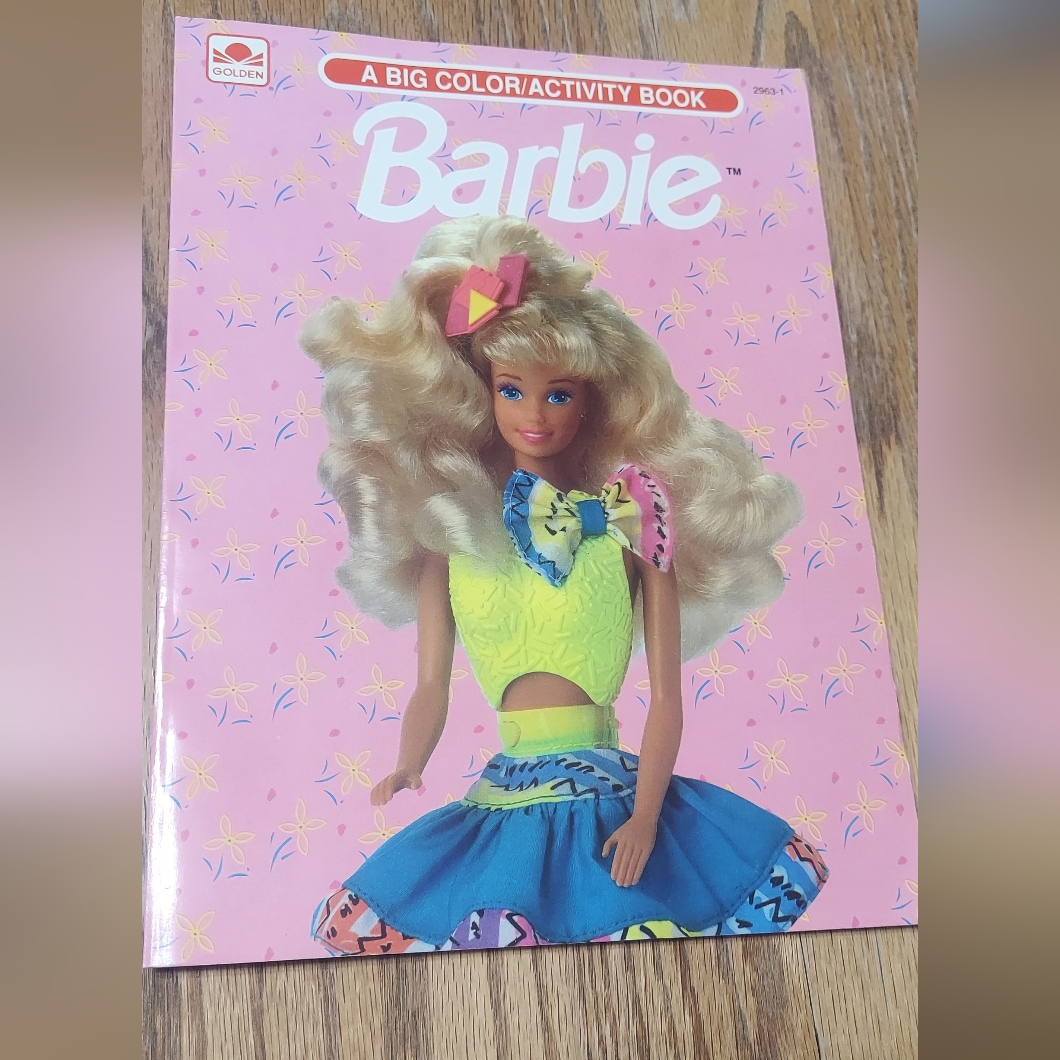 Barbie Big Color/Activity Book Vintahe 1992